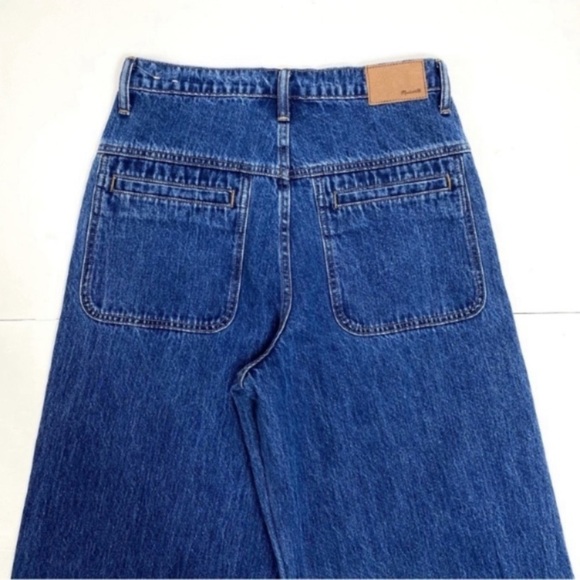 Madewell Super Wide Leg Jeans in Airley Wash Workwear Edition Size28 #ND544 - Picture 5 of 11